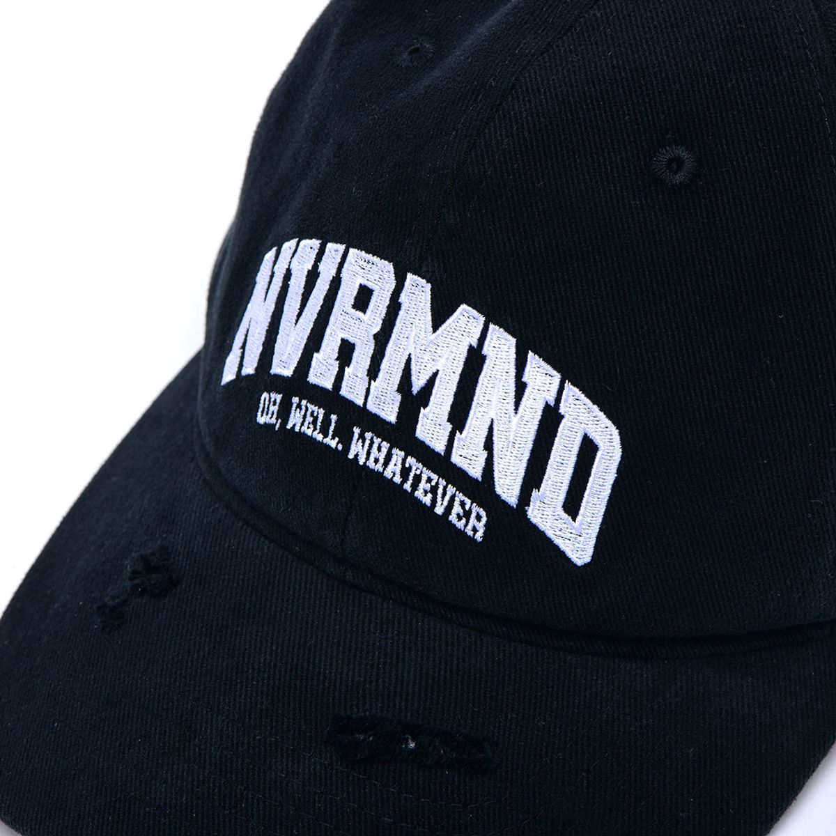 주앙옴므(JUAN HOMME) NVRMND BALL CAP (BLACK)