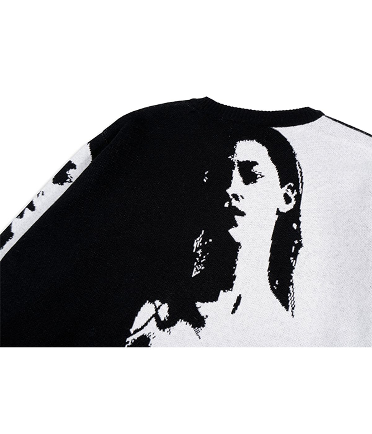유쓰배쓰(YOUTHBATH) YB WOMEN GRAPHIC KNIT_BLACK