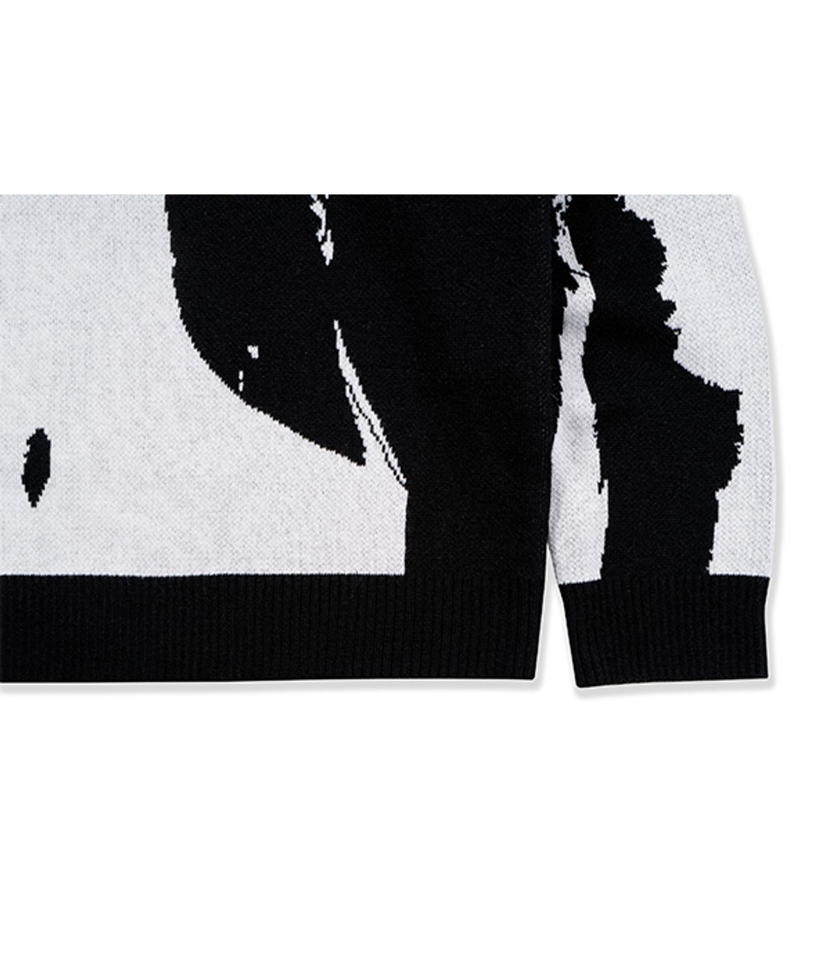유쓰배쓰(YOUTHBATH) YB WOMEN GRAPHIC KNIT_BLACK