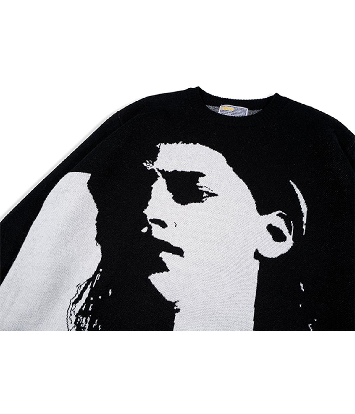 유쓰배쓰(YOUTHBATH) YB WOMEN GRAPHIC KNIT_BLACK