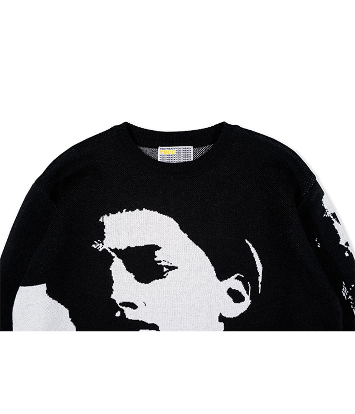유쓰배쓰(YOUTHBATH) YB WOMEN GRAPHIC KNIT_BLACK
