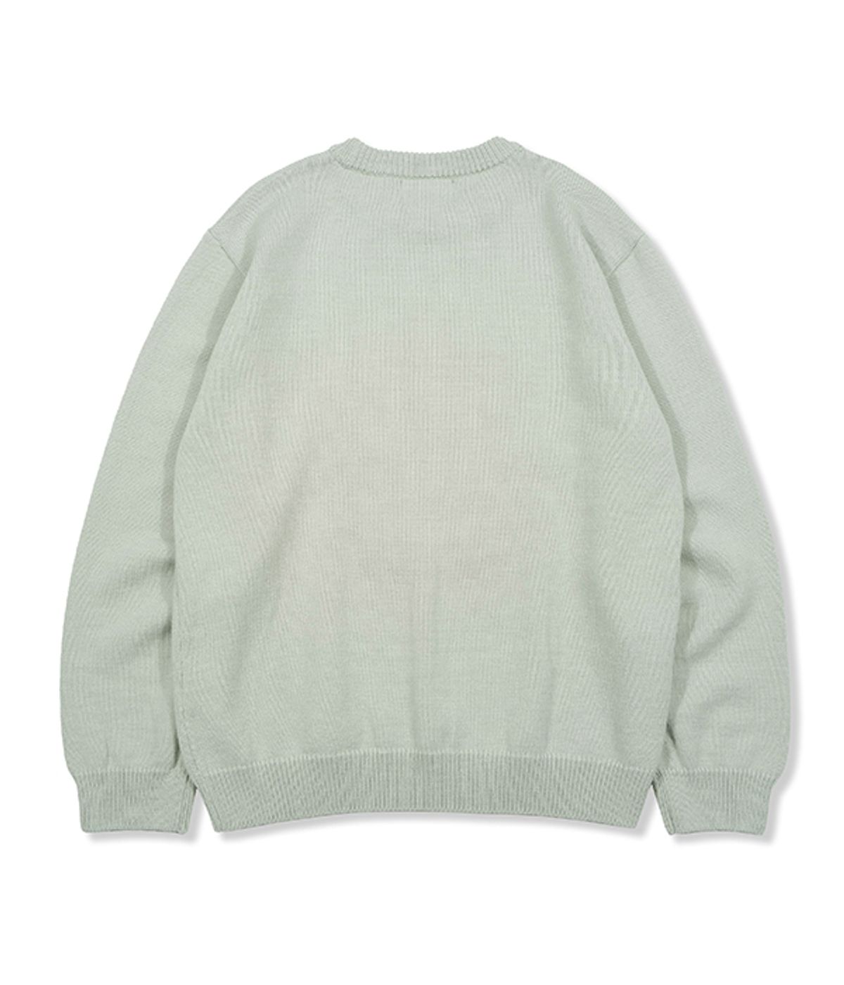 유쓰배쓰(YOUTHBATH) DINO GRAPHIC KNIT_LIGHT GREY