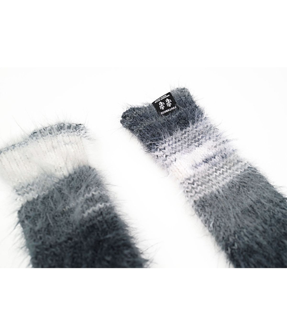 유쓰배쓰(YOUTHBATH) WING BEAR KNIT WARMER SET_BLACK