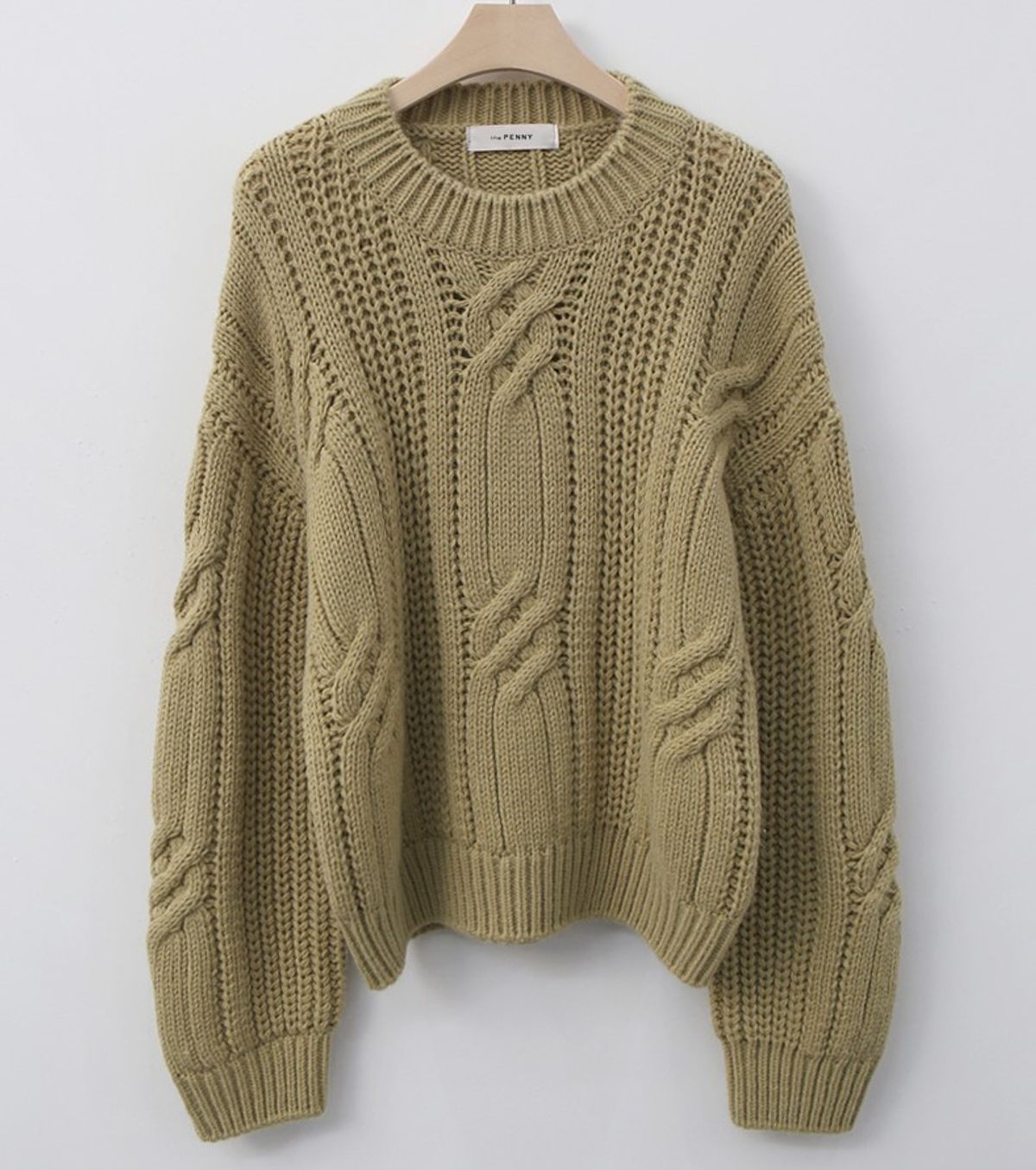 더페니(THE PENNY) WOOL CABLE KNIT