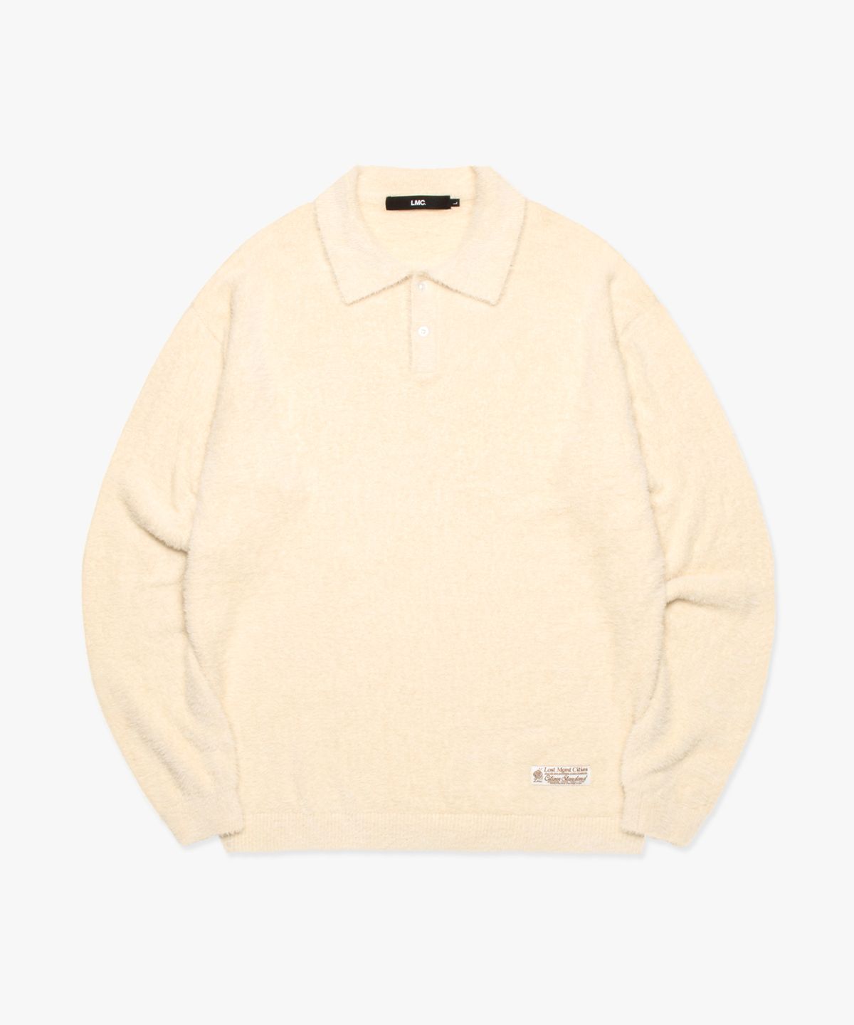 엘엠씨(LMC) HAIRY KNIT COLLAR SWEATER cream