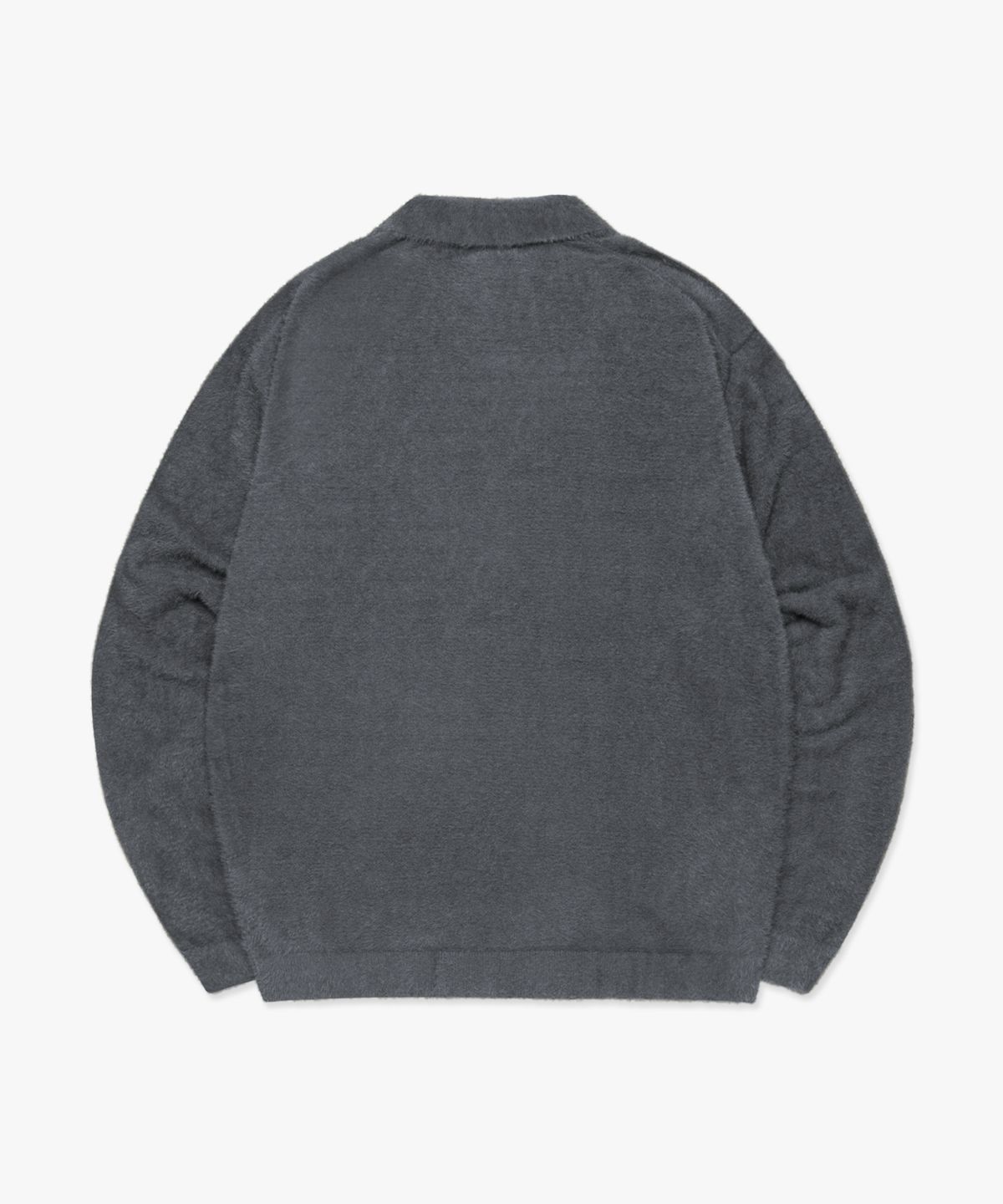 엘엠씨(LMC) HAIRY KNIT COLLAR SWEATER gray