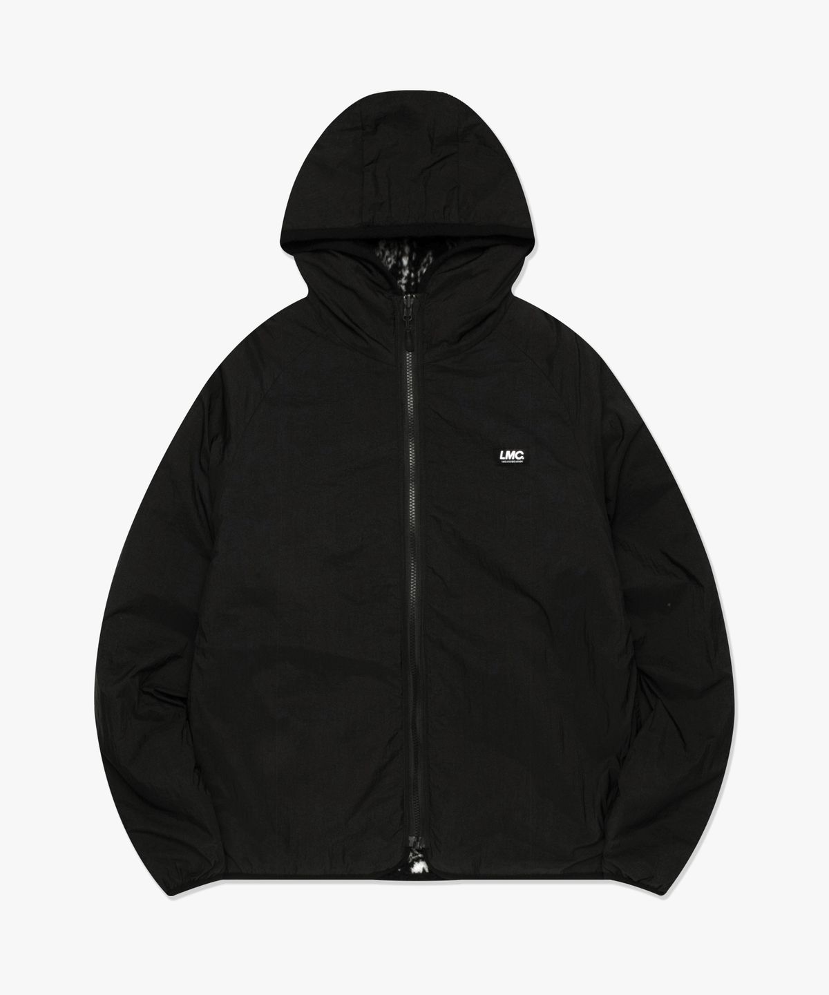 엘엠씨(LMC) ITALIC JQD BOA FLEECE RVSB HOODED JACKET black