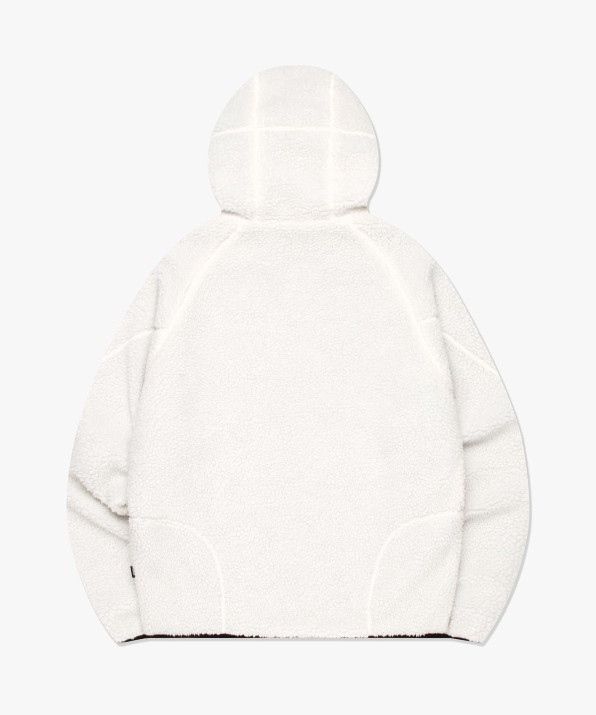 엘엠씨(LMC) ITALIC BOA FLEECE RVSB HOODED JACKET cream