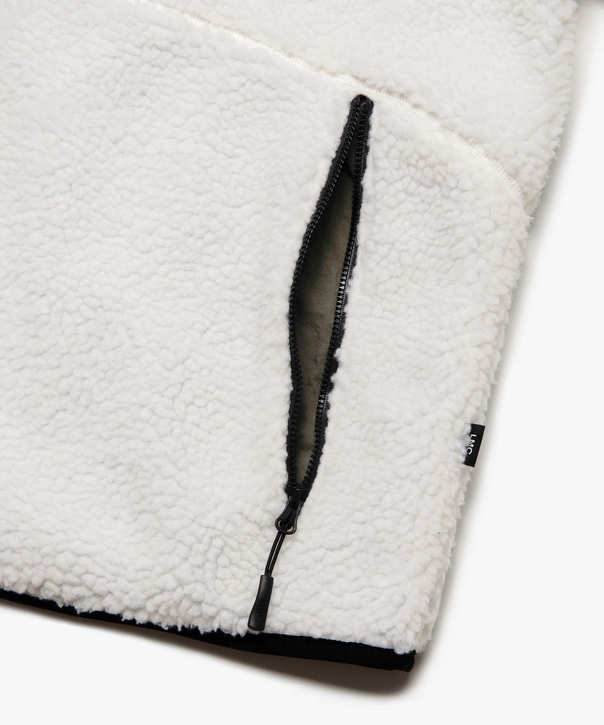 엘엠씨(LMC) ITALIC BOA FLEECE RVSB HOODED JACKET cream