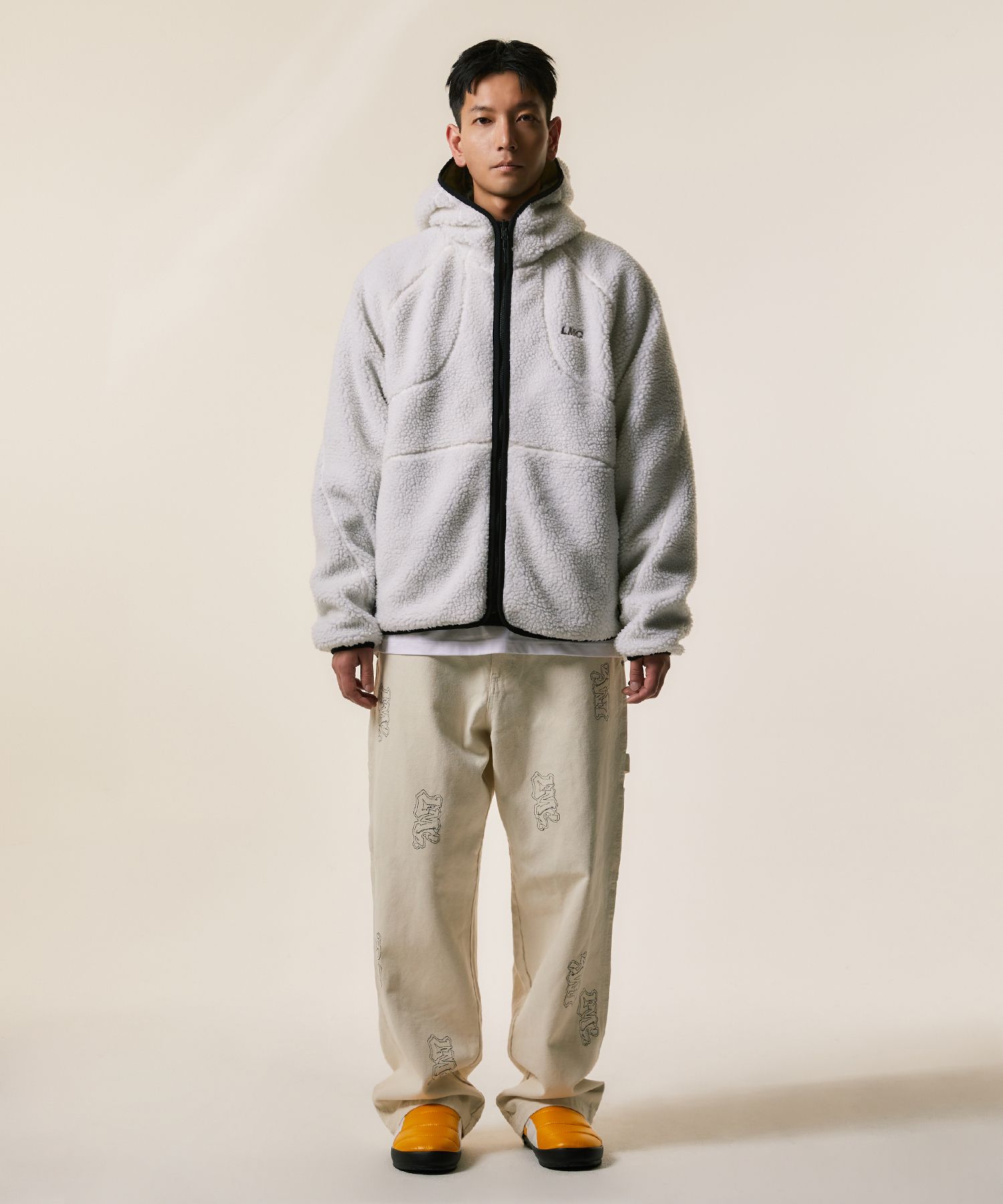 ☆人気☆【LMC】☆ITALIC JQD BOA FLEECE RVSB HOODED JACKE.T☆ MUSINSA | LMC ITALIC JQD BOA FLEECE RVSB HOODED JACKET black