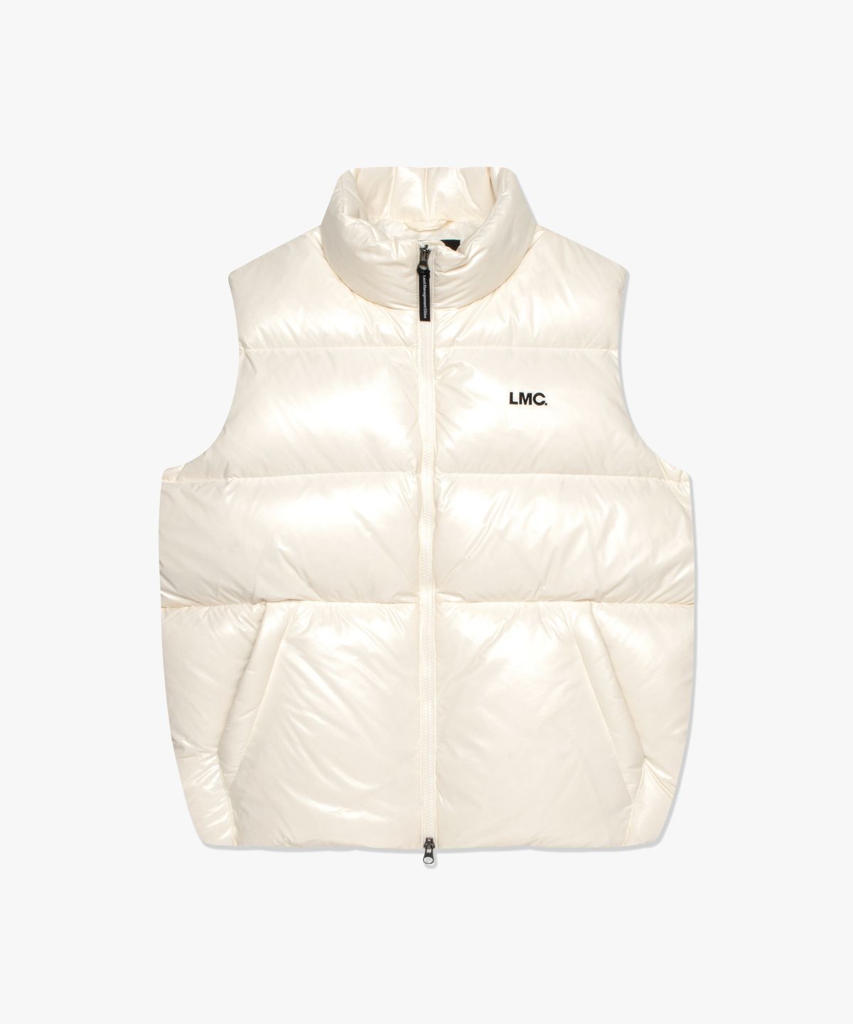 엘엠씨(LMC) OG GLOSSY DUCK DOWN VEST cream