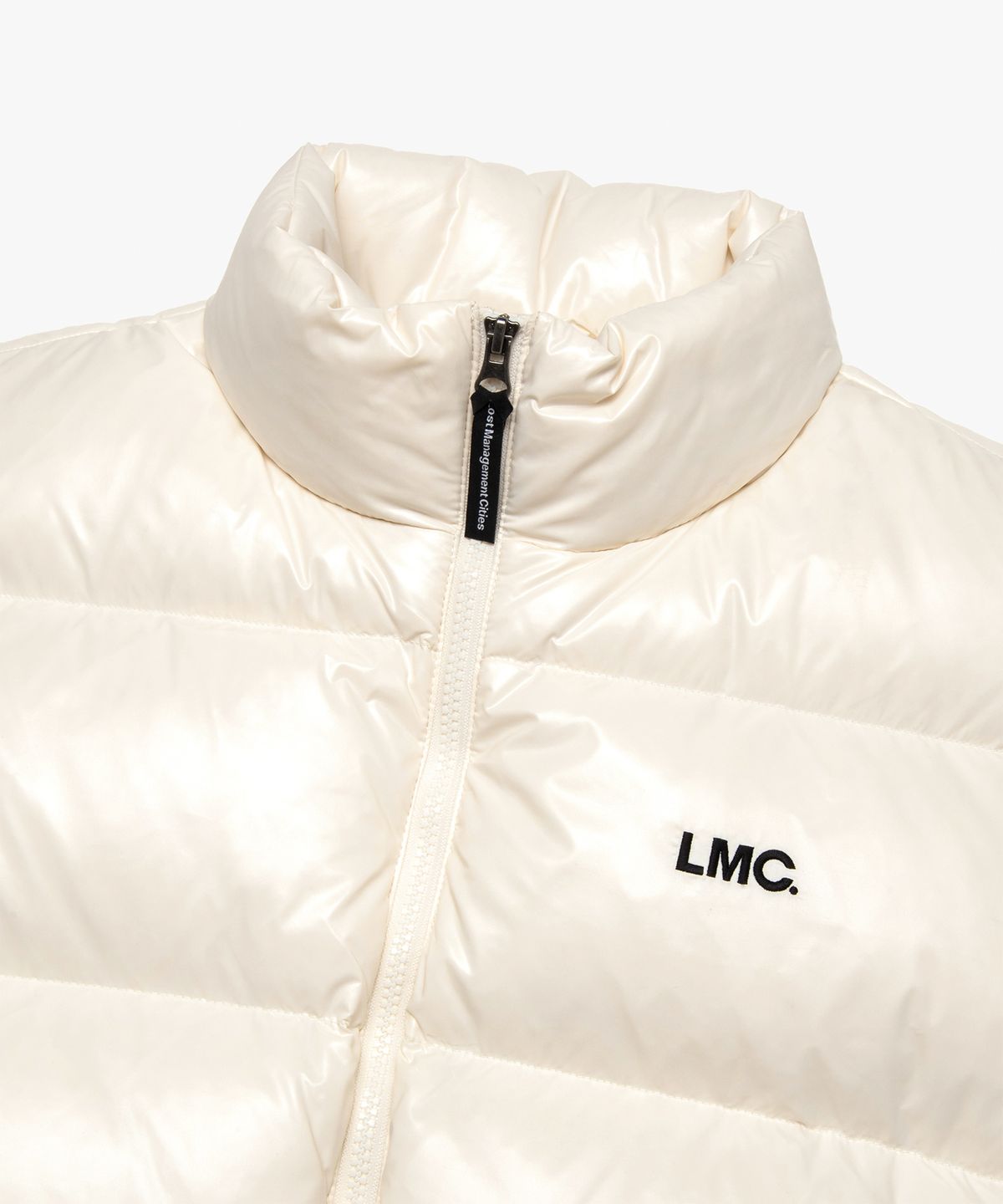 엘엠씨(LMC) OG GLOSSY DUCK DOWN VEST cream