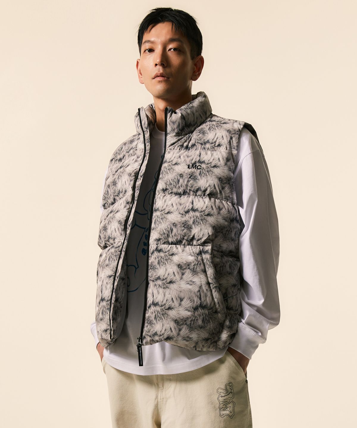 엘엠씨(LMC) OG DUCK DOWN VEST multi