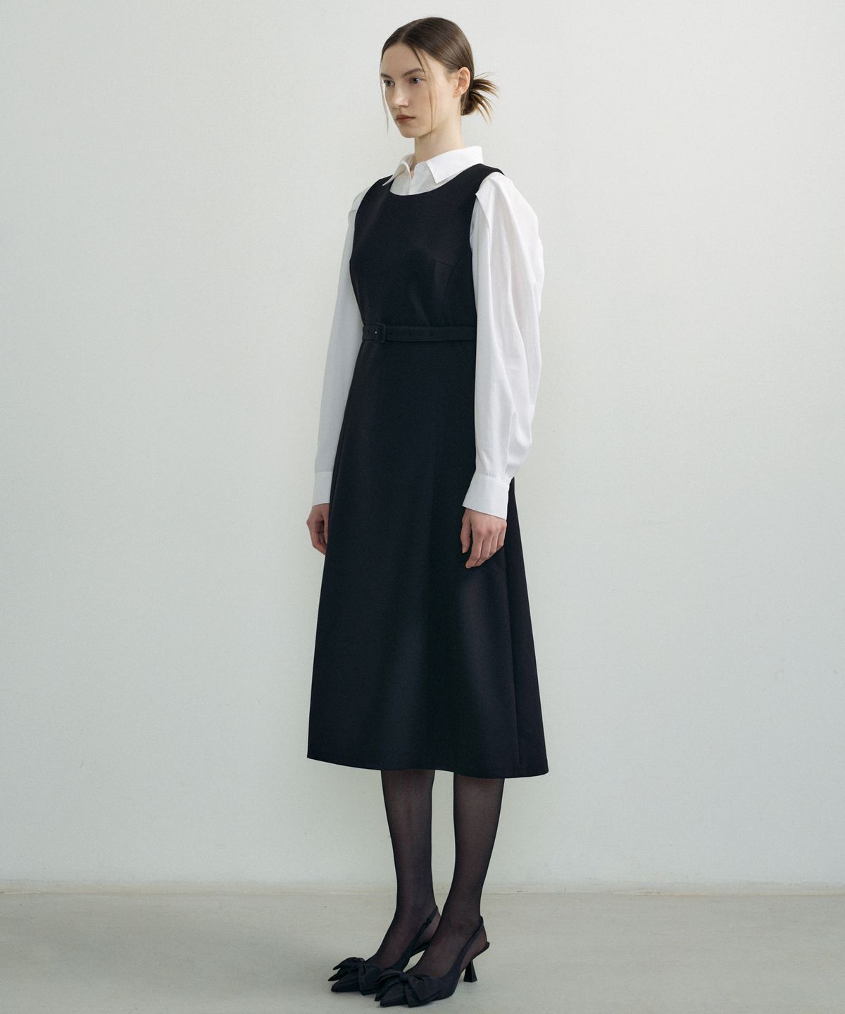 오떼뜨(OCTETTE) LADY LAYERED OPS_BLACK