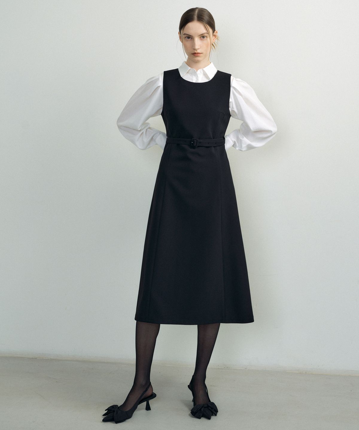 오떼뜨(OCTETTE) LADY LAYERED OPS_BLACK