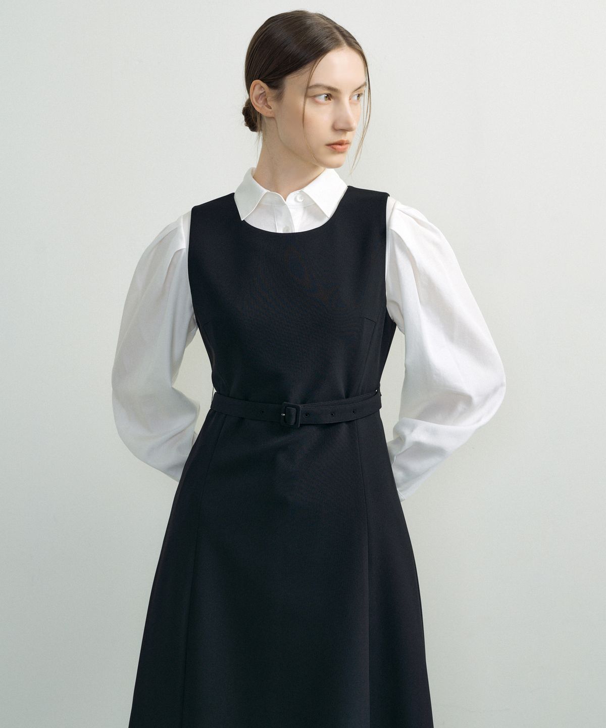 오떼뜨(OCTETTE) LADY LAYERED OPS_BLACK