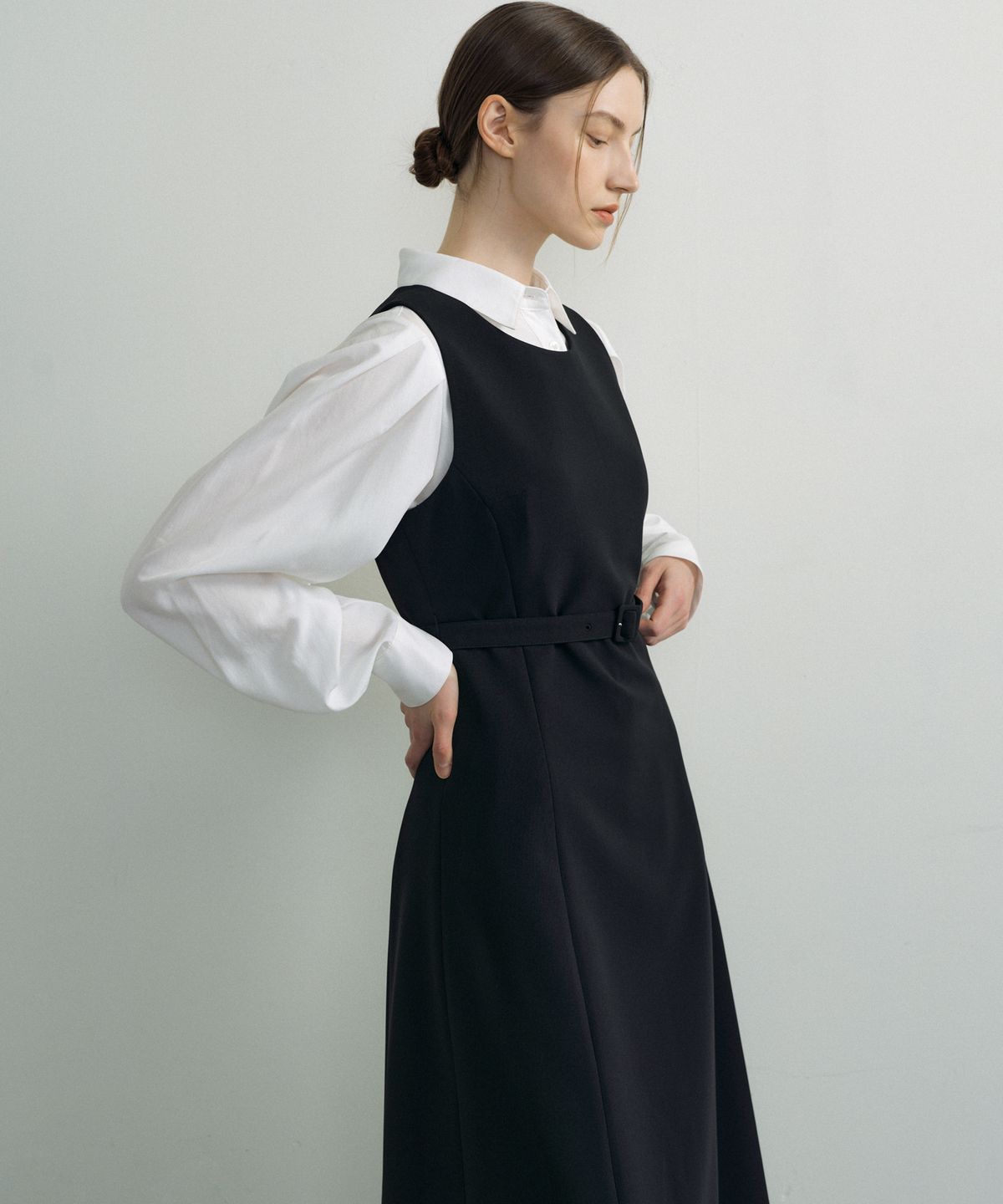 오떼뜨(OCTETTE) LADY LAYERED OPS_BLACK
