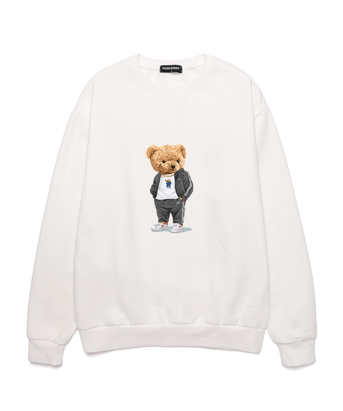 밴웍스(VANNWORKS) [2PACK]  COMPORT BEAR NO.2 오버핏 맨투맨 (VLS0010S)