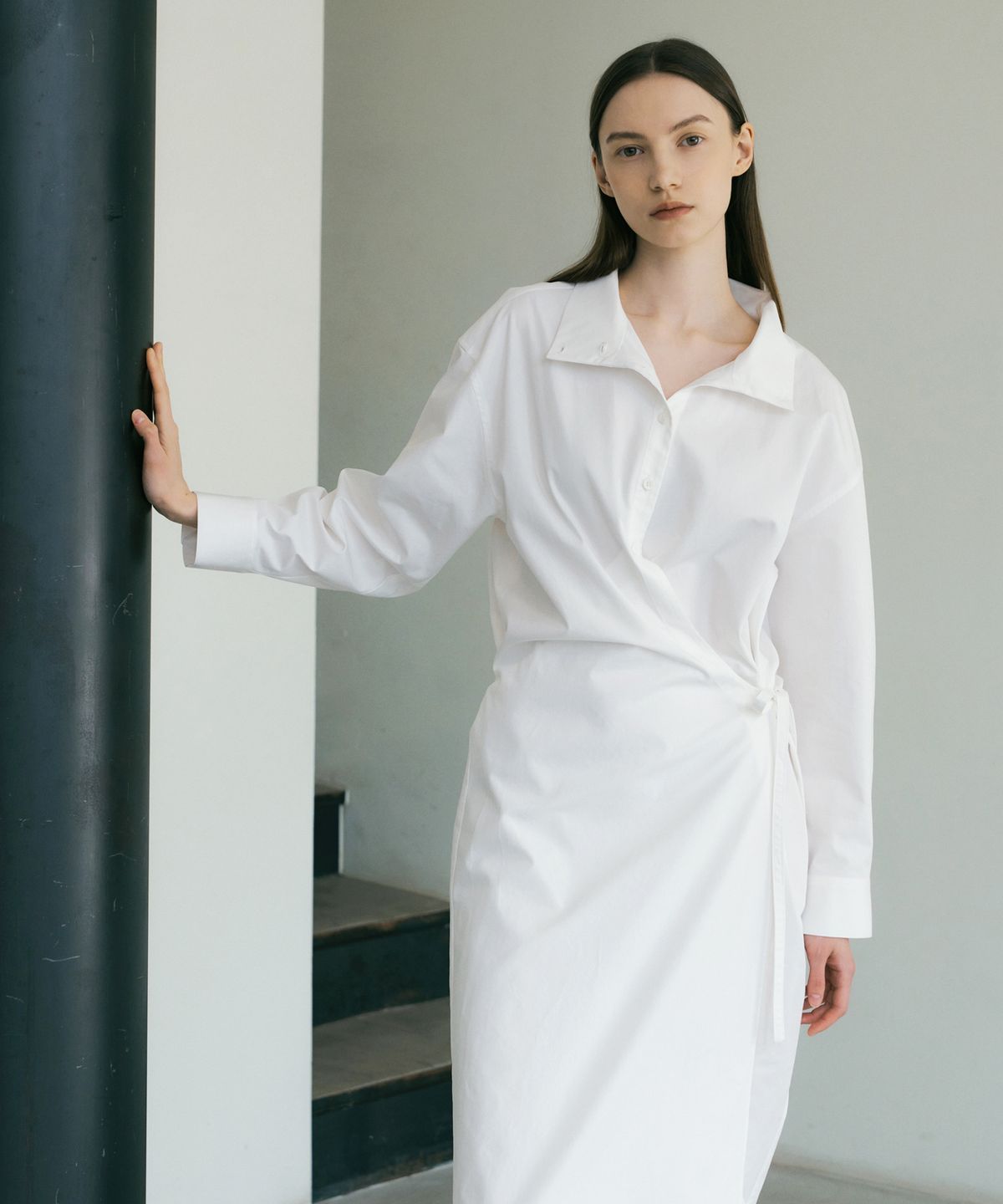 오떼뜨(OCTETTE) SHIRTS WRAP OPS_2COLOR