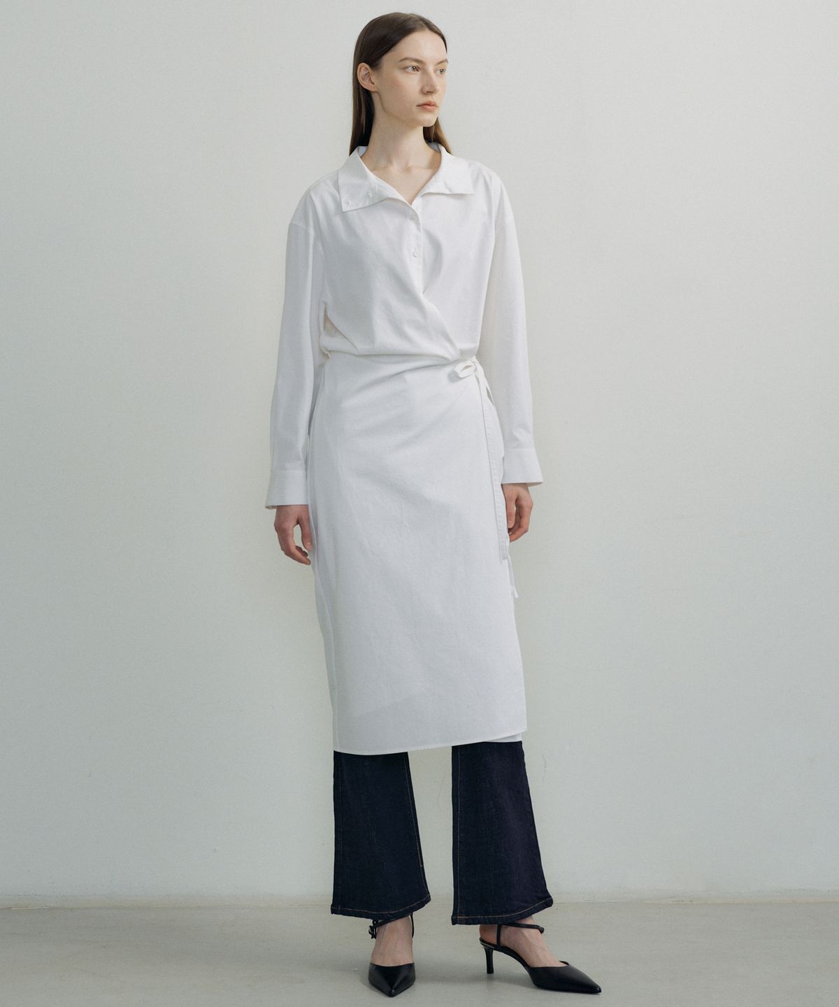 오떼뜨(OCTETTE) SHIRTS WRAP OPS_2COLOR