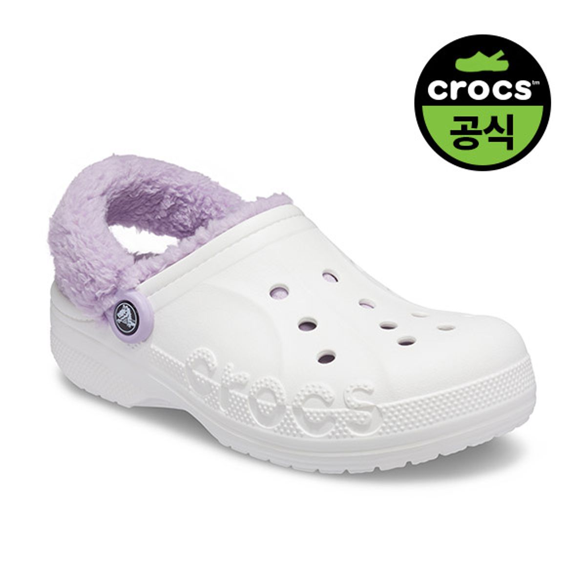 크록스(CROCS) 공용 바야 라인드 퍼즈 스트랩 클로그 WTL (23FUCL206633)
