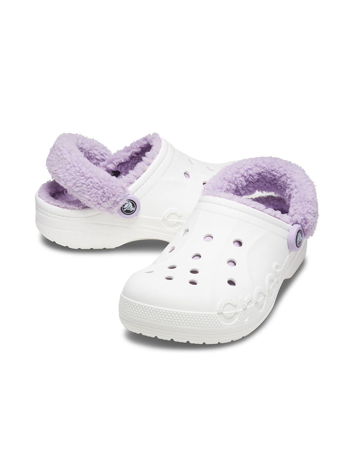 크록스(CROCS) 공용 바야 라인드 퍼즈 스트랩 클로그 WTL (23FUCL206633)