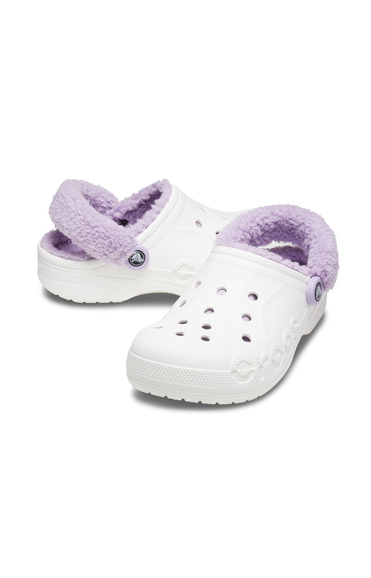 크록스(CROCS) 공용 바야 라인드 퍼즈 스트랩 클로그 WTL (23FUCL206633)