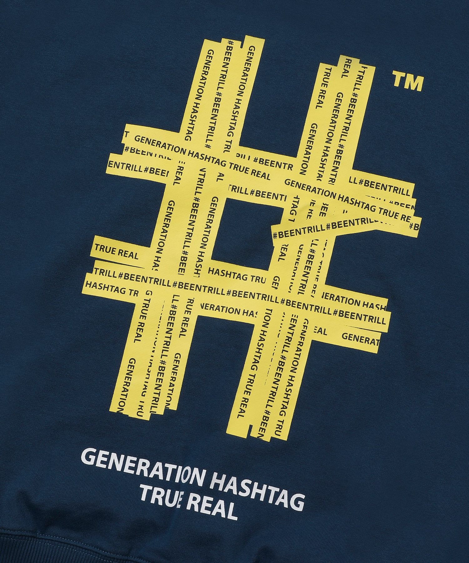 MUSINSA | Ventril New York Yellow Taping Hashtag Overfit