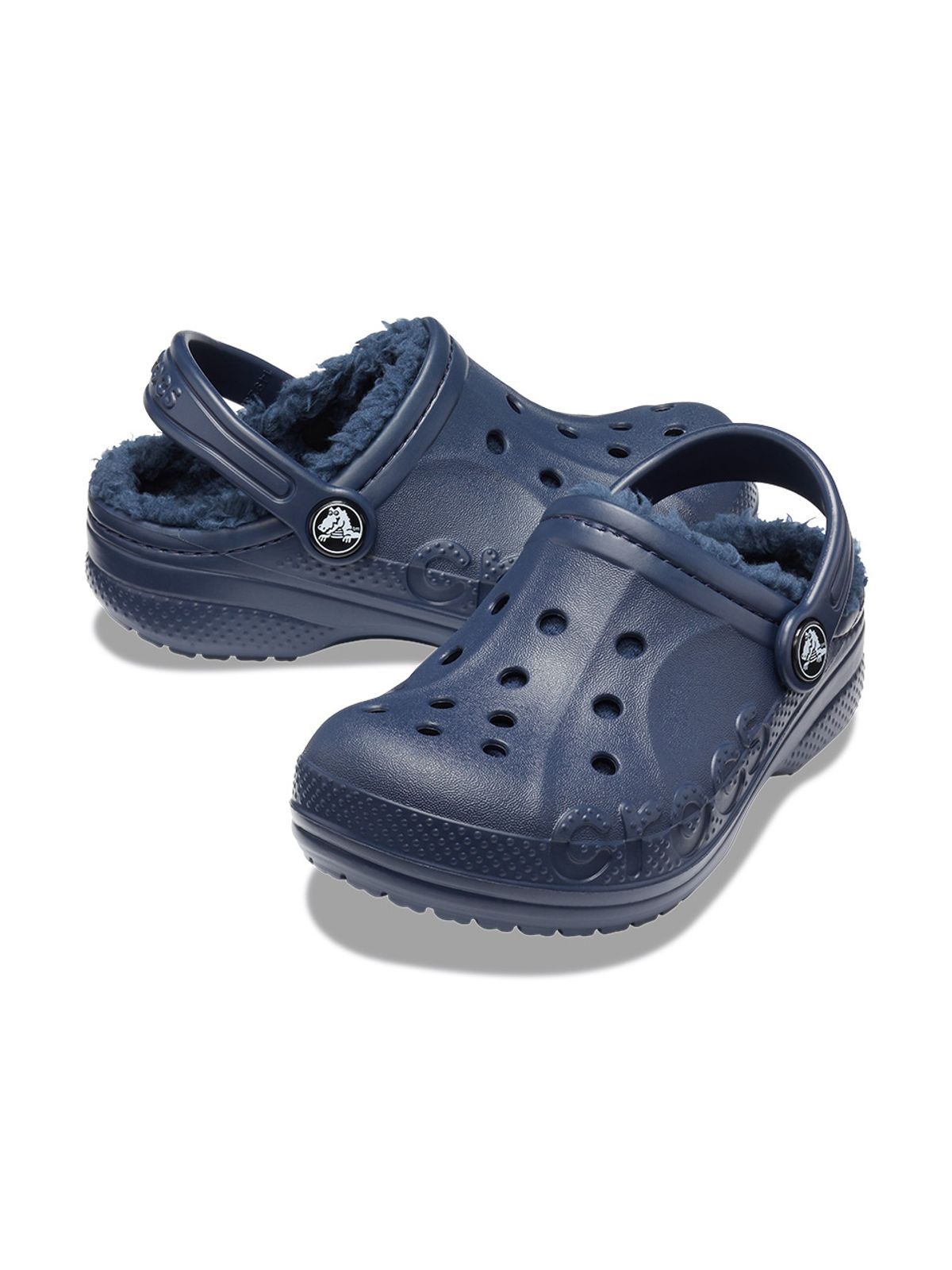 크록스키즈(CROCS KIDS) 키즈 바야 라인드 클로그 NAVY (23FKCL207500)