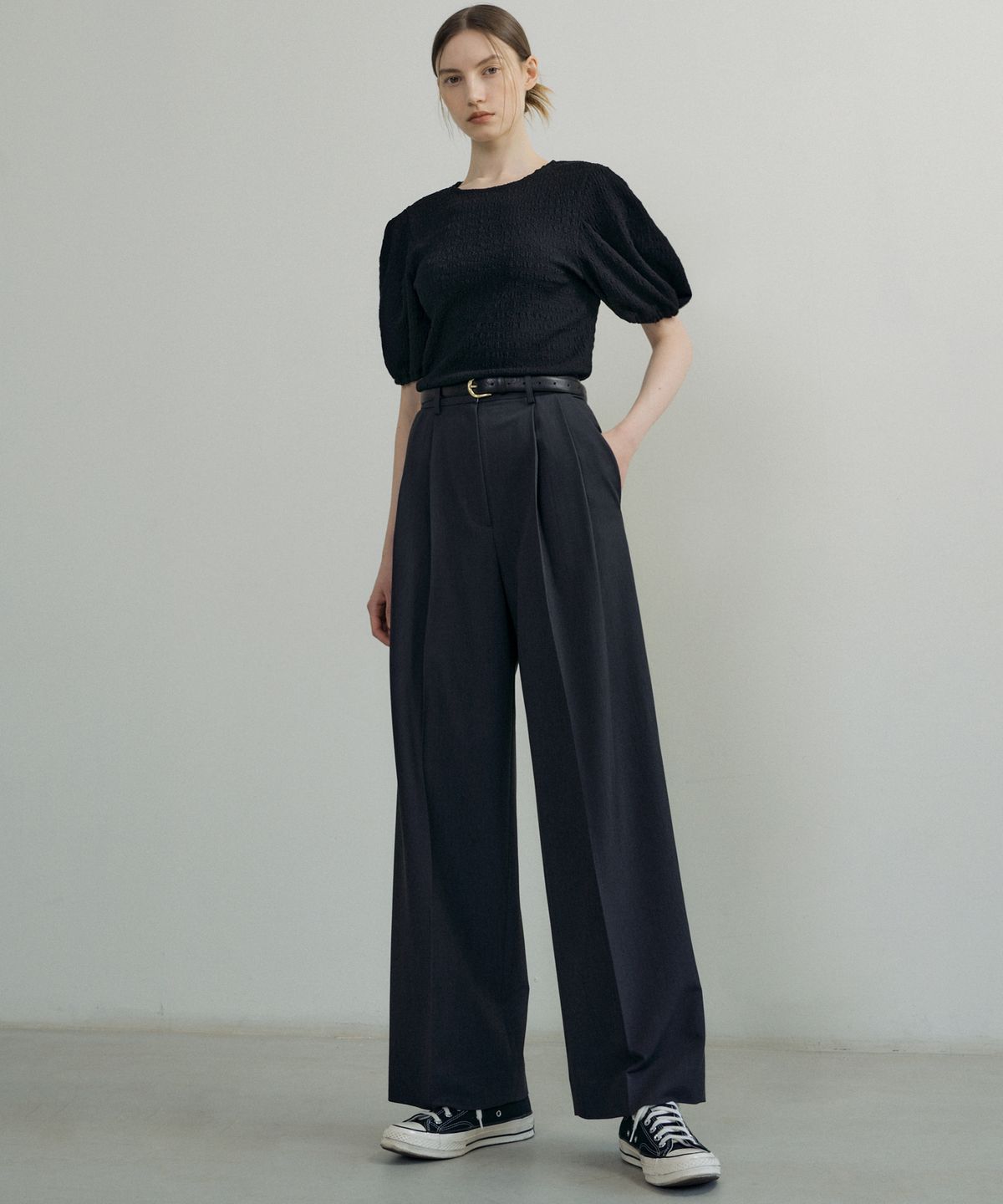 오떼뜨(OCTETTE) LOW-RISE PINTUCK PT_3COLOR