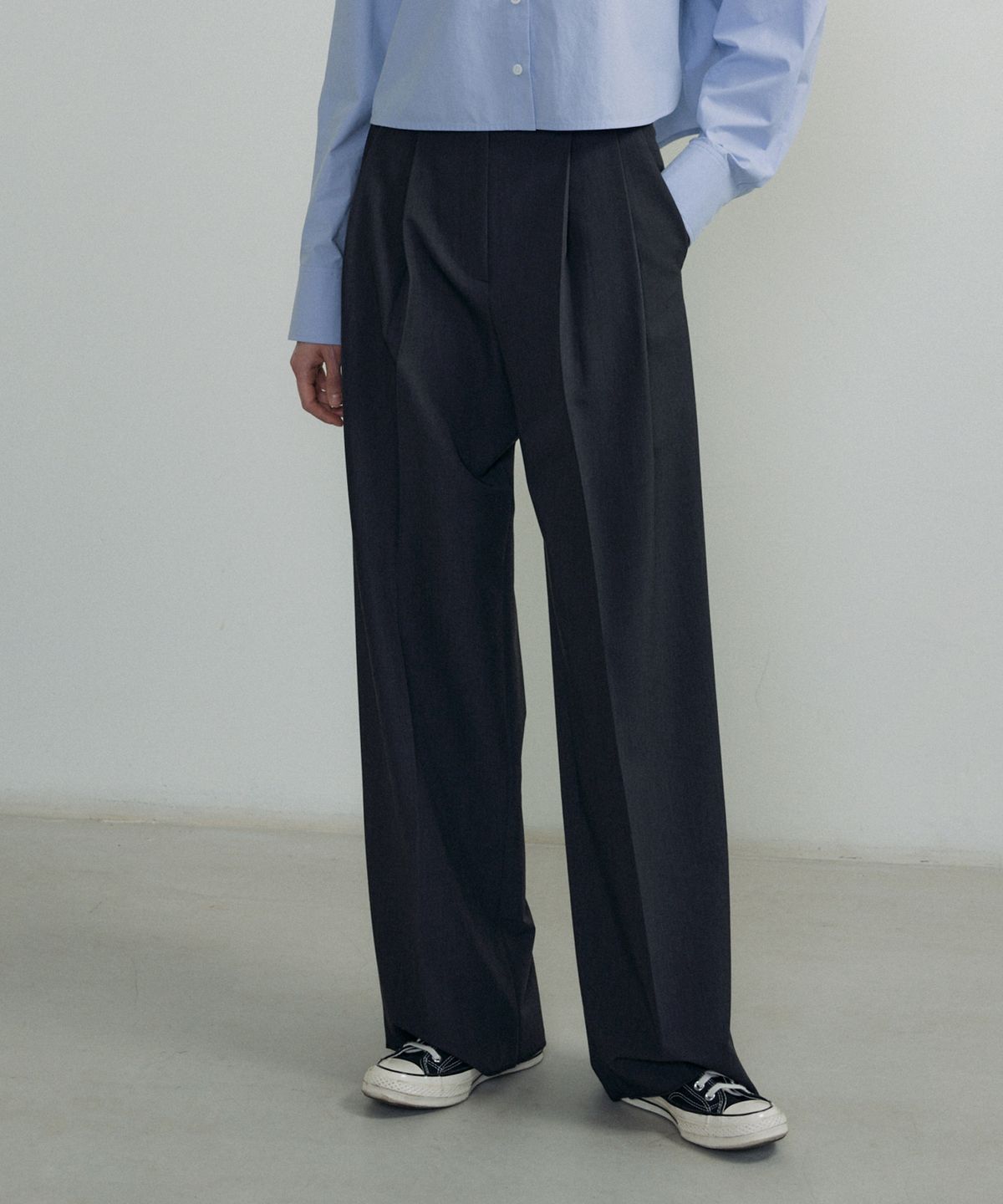 오떼뜨(OCTETTE) LOW-RISE PINTUCK PT_3COLOR