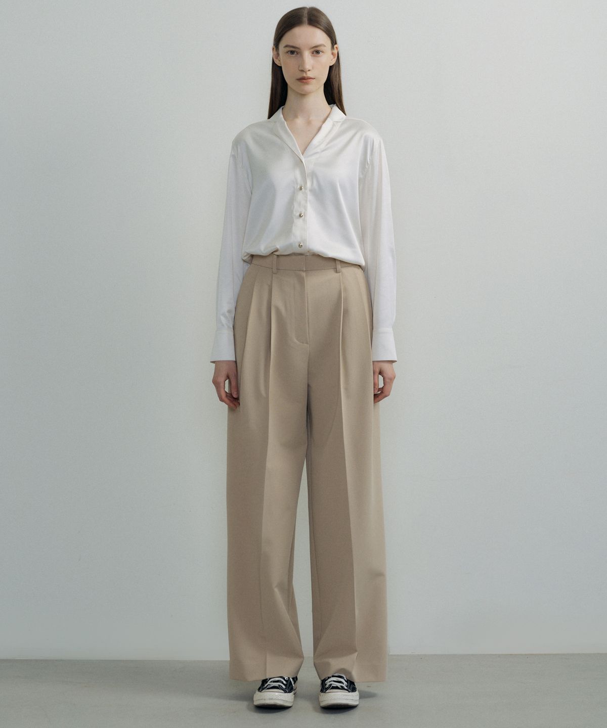 오떼뜨(OCTETTE) LOW-RISE PINTUCK PT_3COLOR
