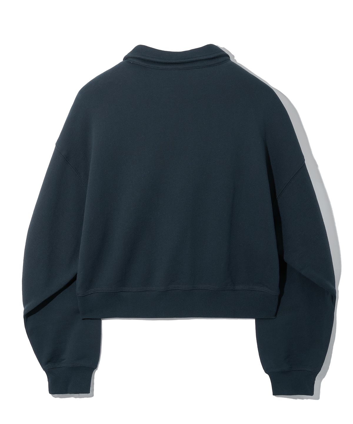 그루브라임(GROOVE RHYME) (W) BEST TEAM WORK TENNIS CROP SWEATSHIRT (NAVY) [LRSFCTM766M]