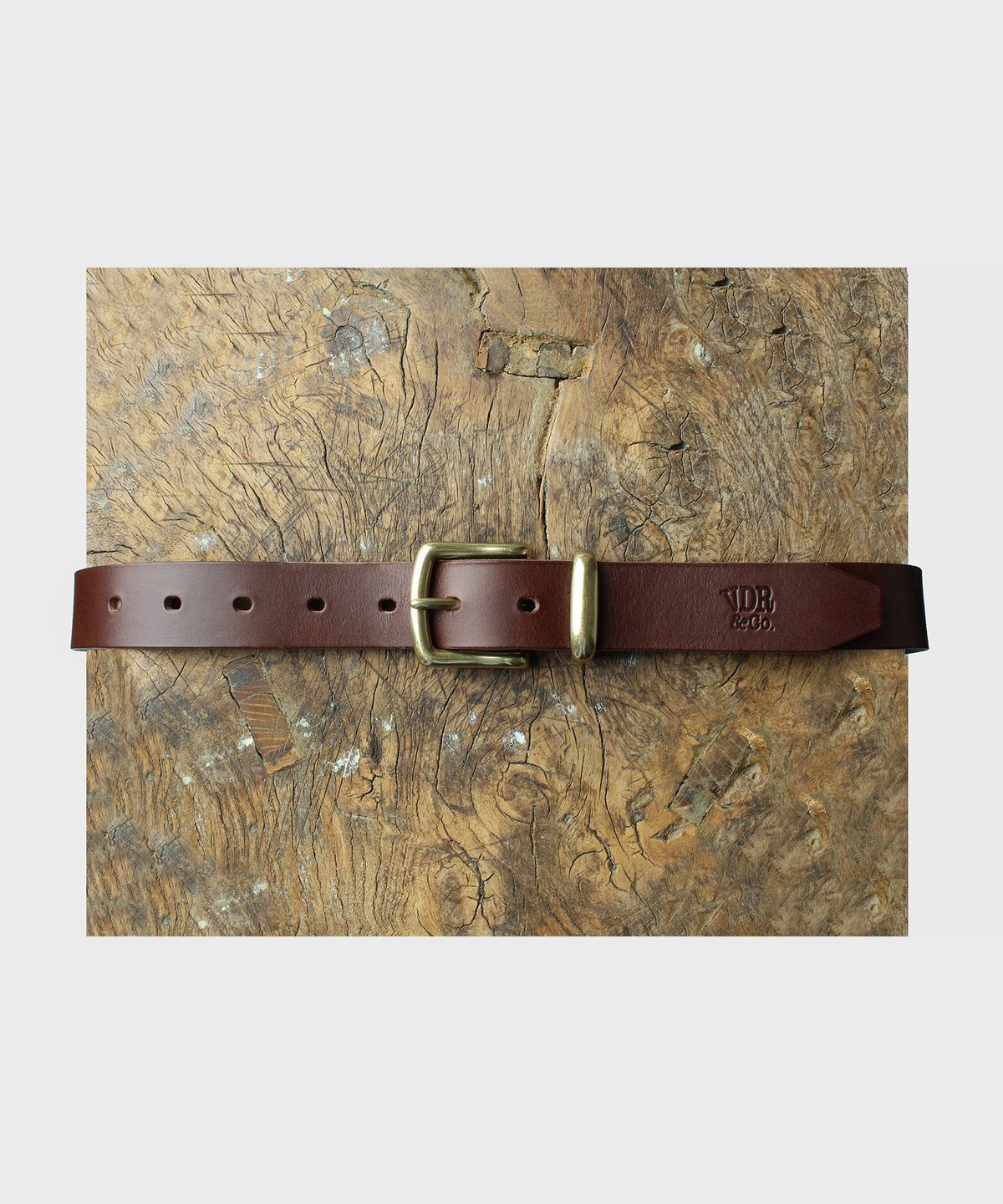 비디알(VDR) PIN BUCKLE BELT [Brown]