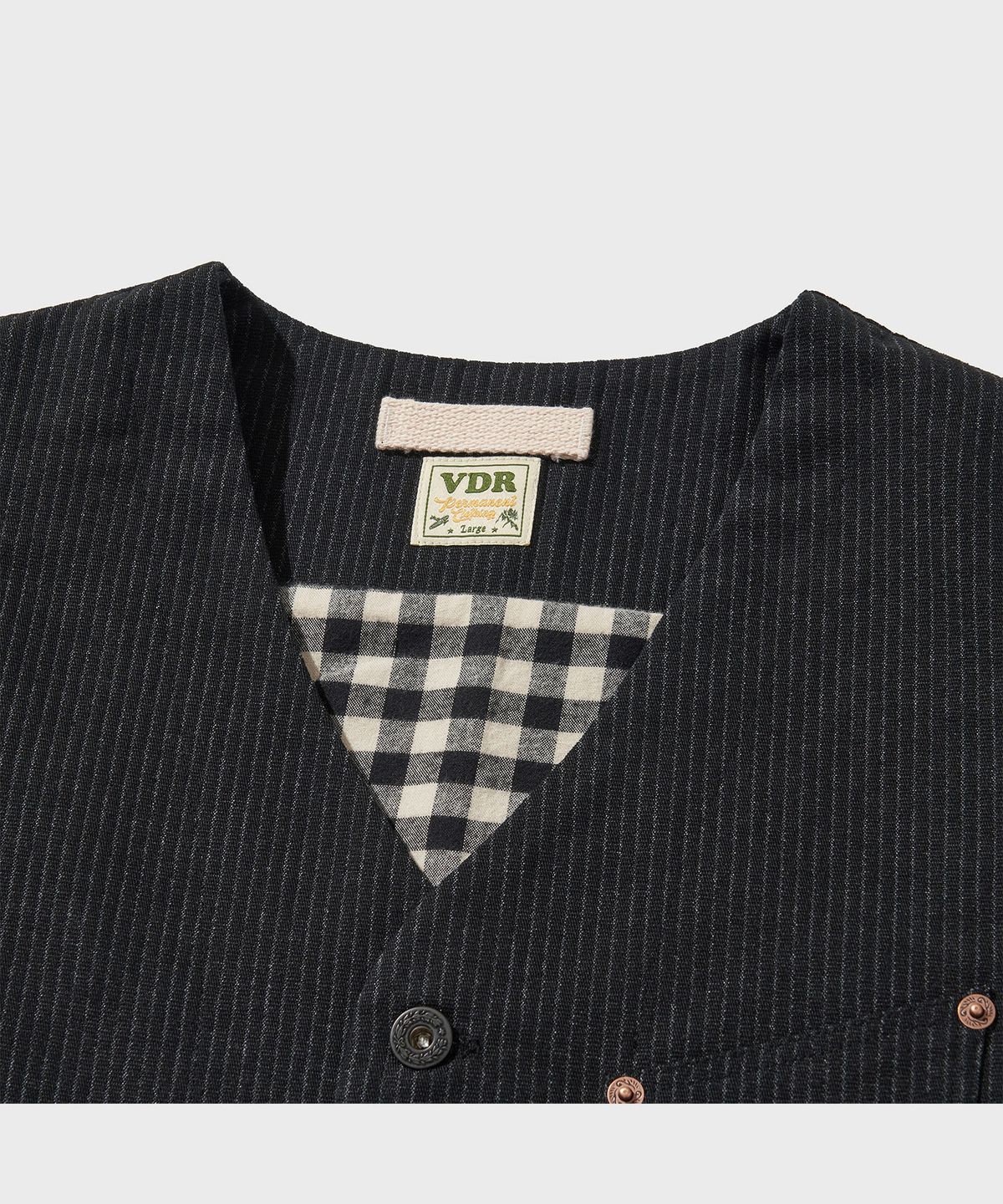 비디알(VDR) Railroad Stripe Vest