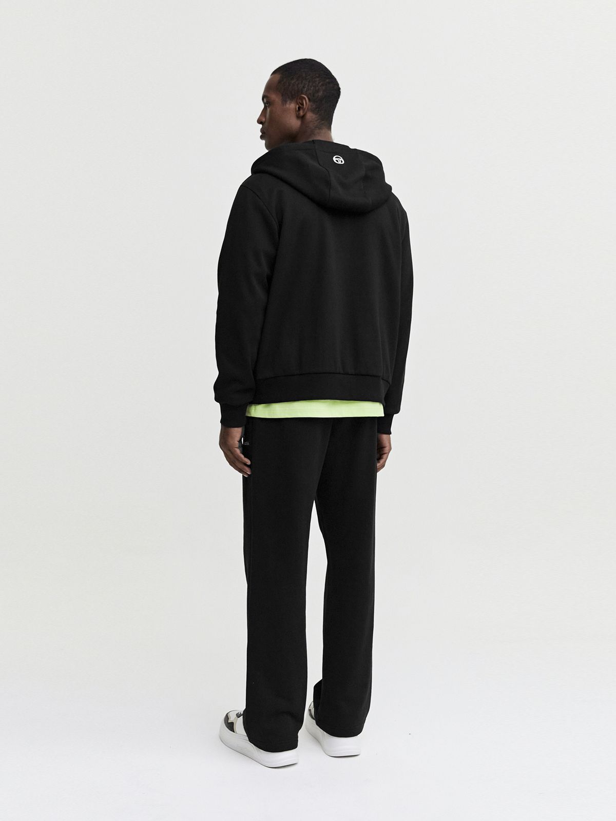 세르지오 타키니(SERGIO TACCHINI) M  데일리 후드 집업 (Black)
