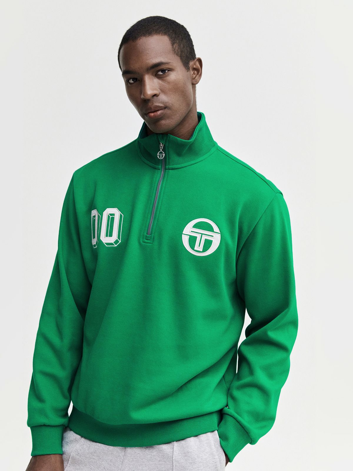 세르지오 타키니(SERGIO TACCHINI) M 프레피 하프집 (L.Green)