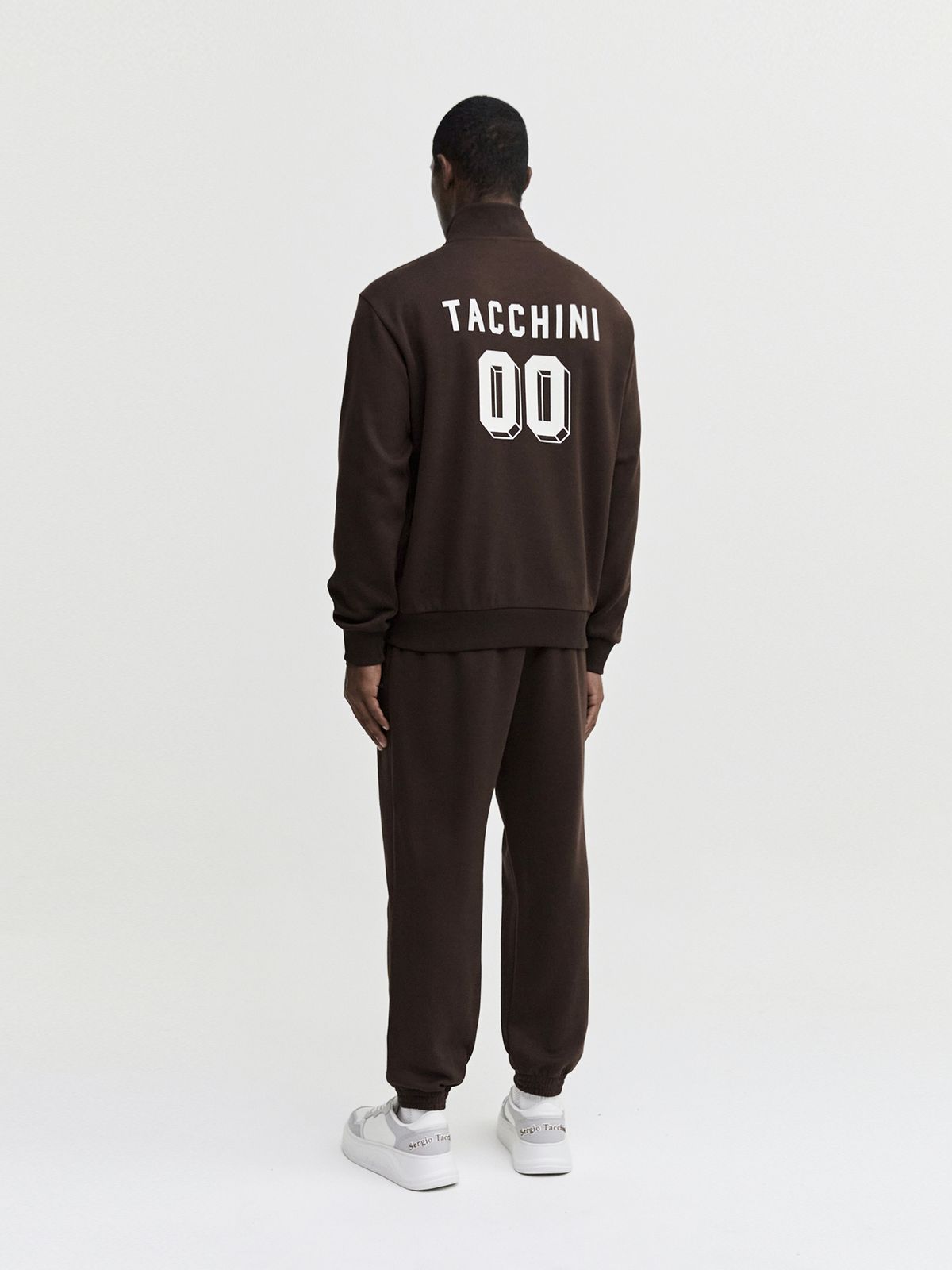 세르지오 타키니(SERGIO TACCHINI) M 프레피 하프집 (D.Brown)