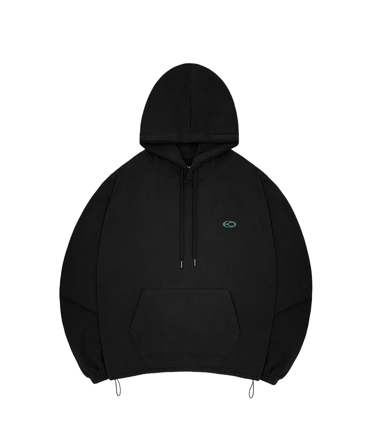 오픈야드(오와이)(OPENYARD(OY)) SYMBOL PATTERN HOODIE-BLACK