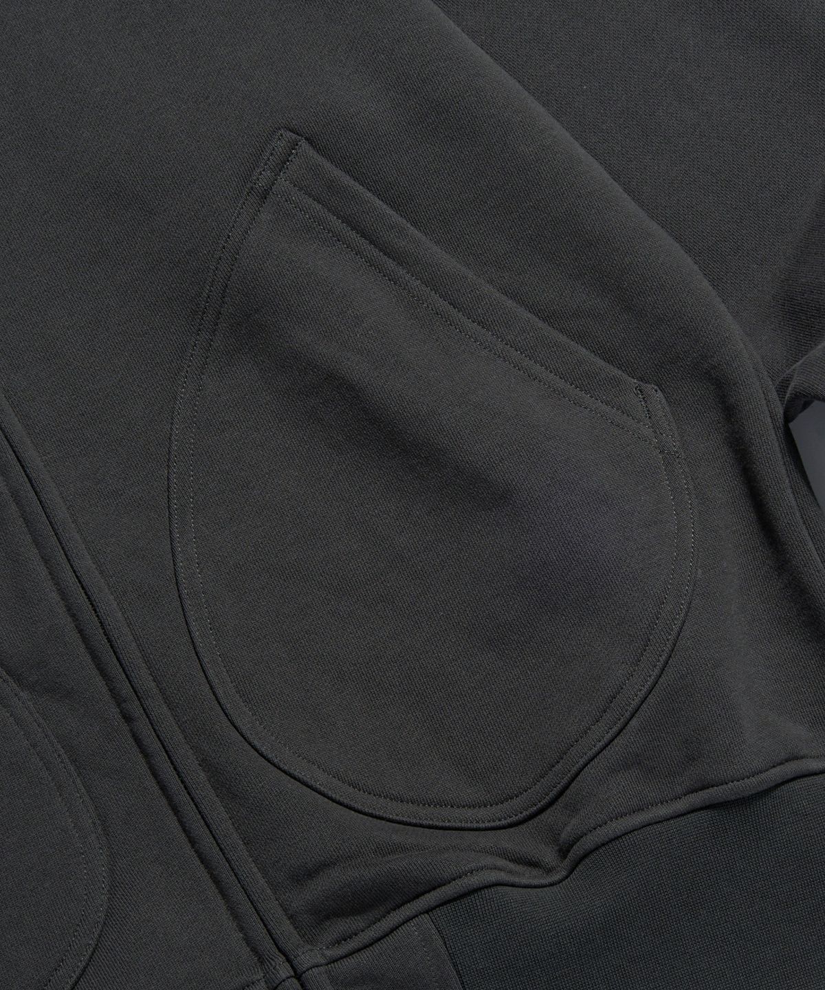 브론슨(BRONSON) 17.5 oz Terry Cloth 2Way Zip-Up Hoodie Kr Ver. Vintage Black