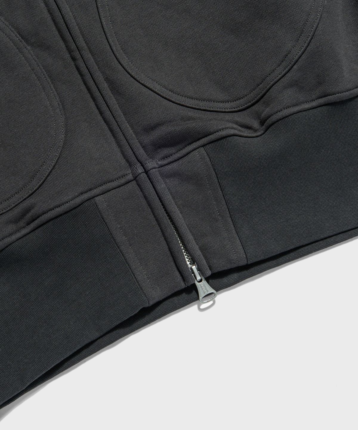 브론슨(BRONSON) 17.5 oz Terry Cloth 2Way Zip-Up Hoodie Kr Ver. Vintage Black