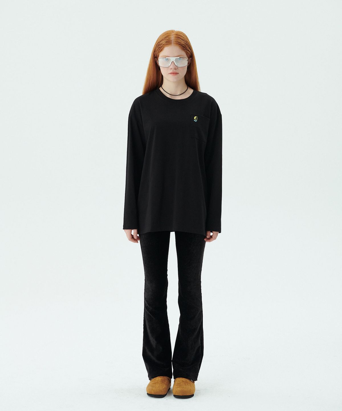 준준스페이스(JUNEJUNE SPACE) Velour Banding Pants_Black (벨루어 밴딩 팬츠_블랙)