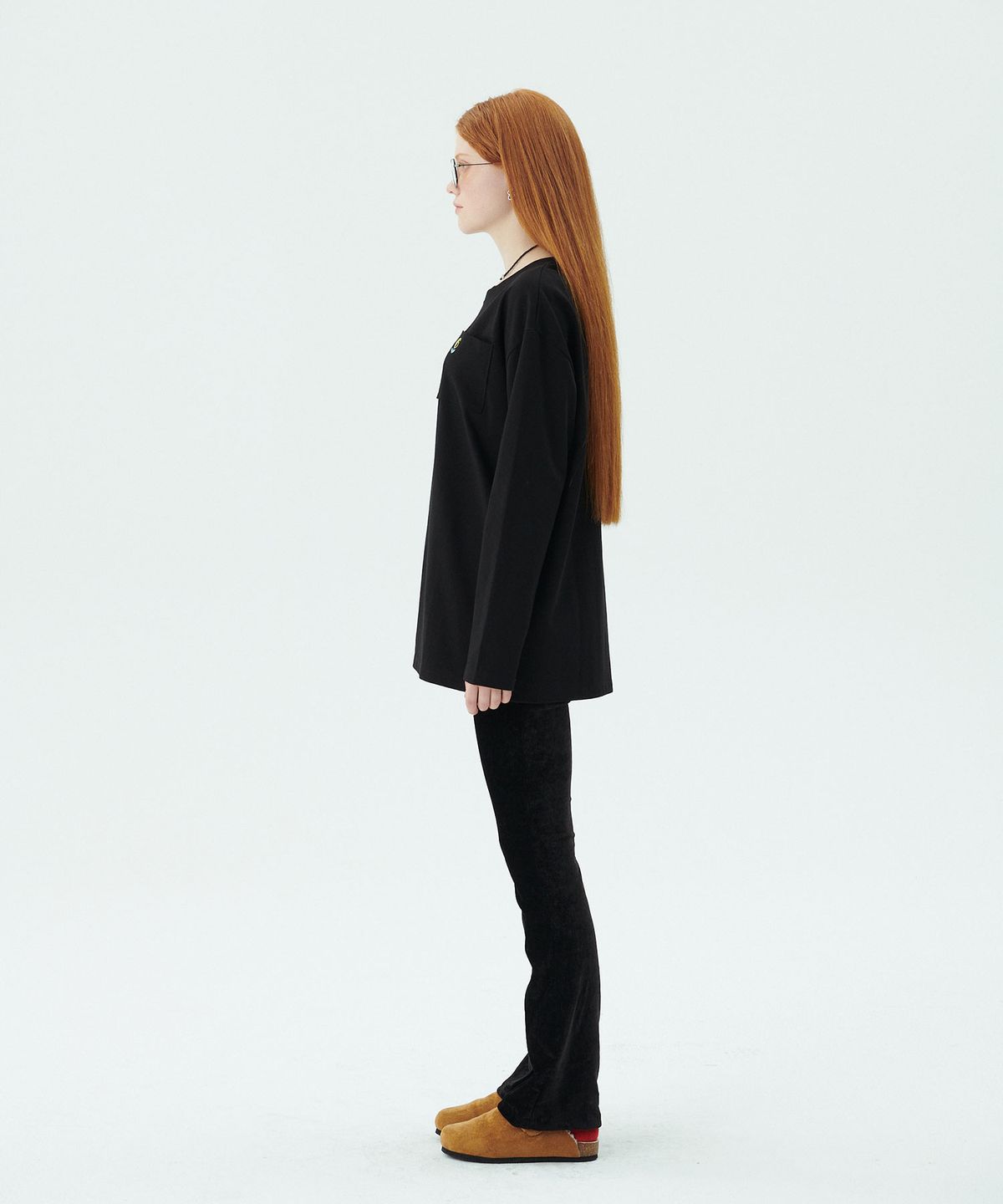 준준스페이스(JUNEJUNE SPACE) Velour Banding Pants_Black (벨루어 밴딩 팬츠_블랙)