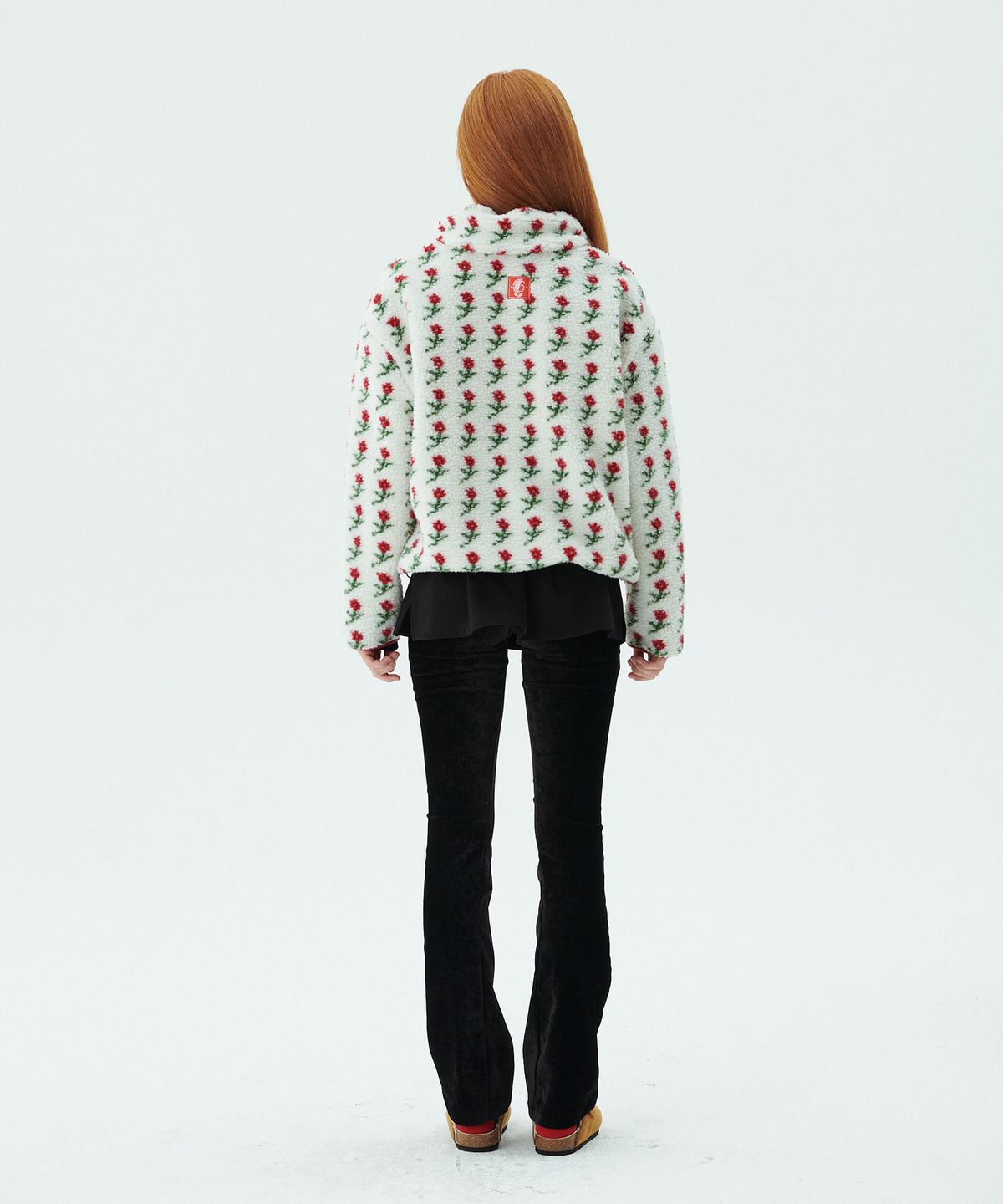 준준스페이스(JUNEJUNE SPACE) Velour Banding Pants_Black (벨루어 밴딩 팬츠_블랙)