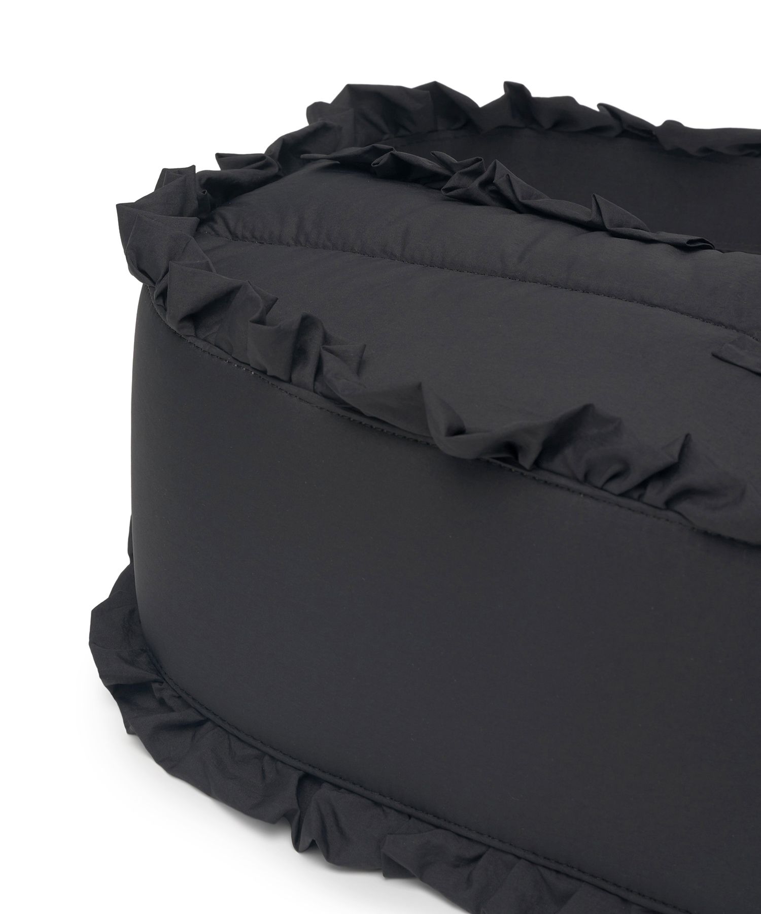 ★2023FW新作★MUSINSAXGROVE★GRVR SPORTS_MINI FRILL BAG MUSINSA | GROVE GRVR SPORTS_Frill bag_BLACK