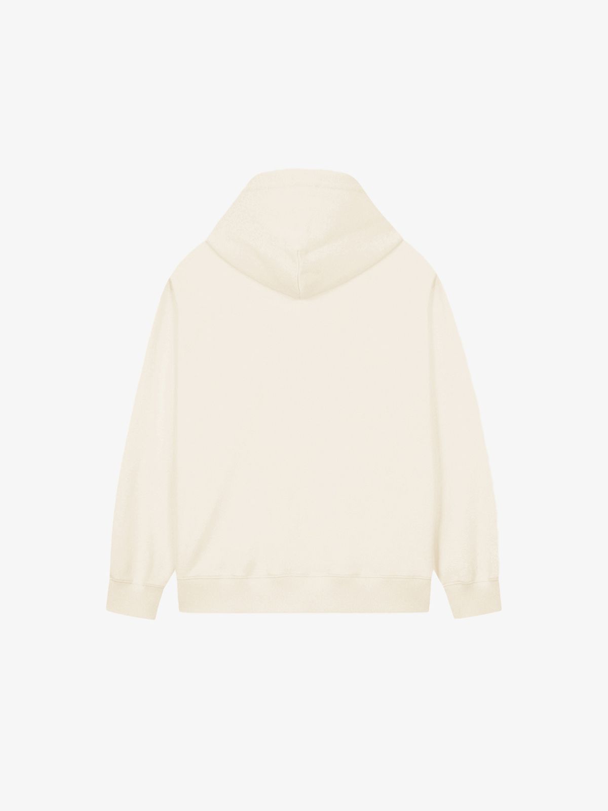 수프라(SUPRA) 에센셜 베이직 로고 오버핏 후드티(CREAM)