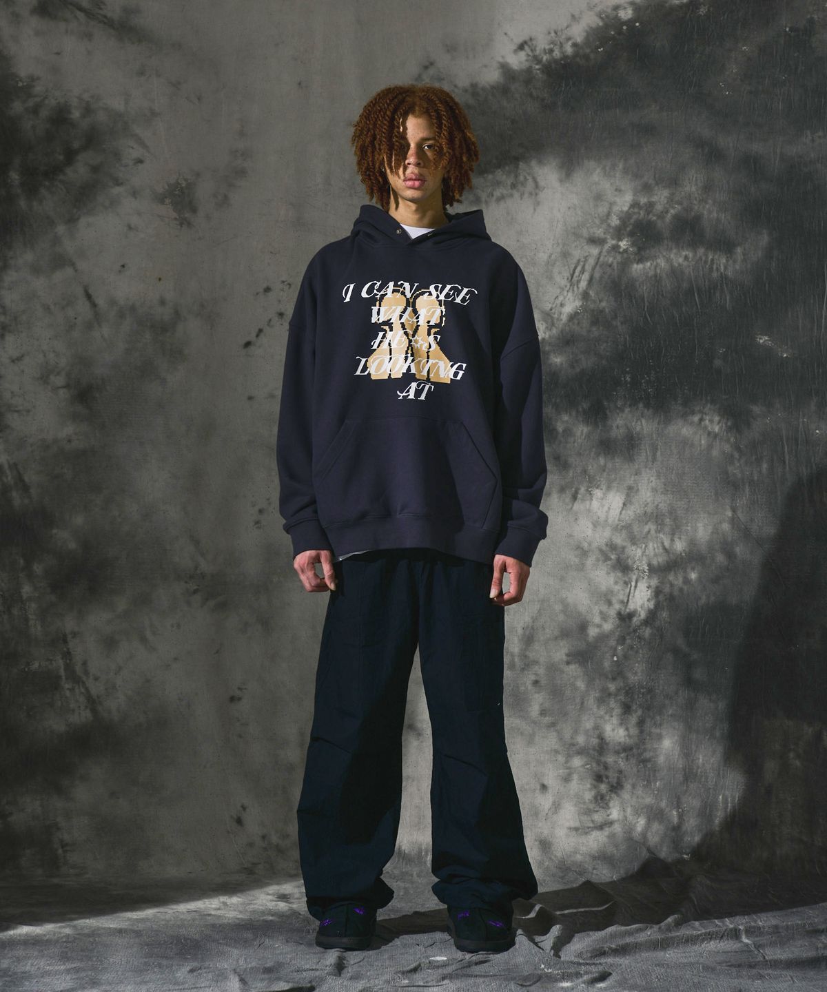도미넌트(DOMINANT) [Heavy Cotton]I See Hoodie_Charcoal Grey