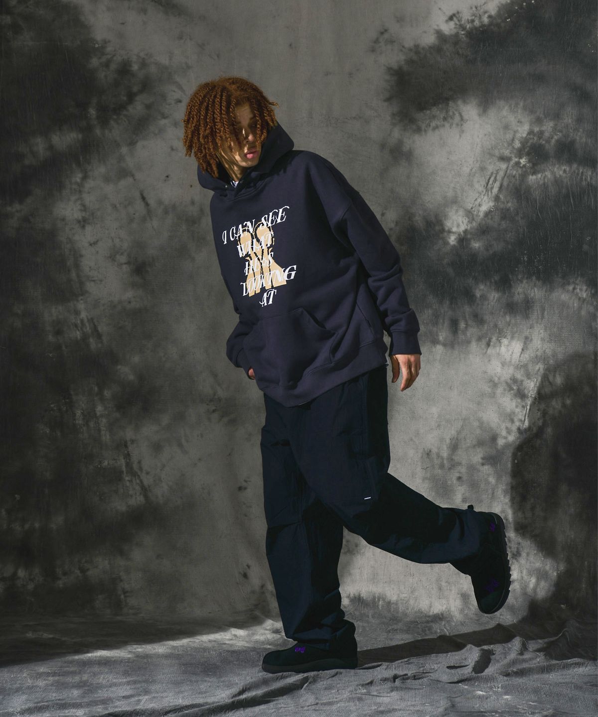 도미넌트(DOMINANT) [Heavy Cotton]I See Hoodie_Charcoal Grey
