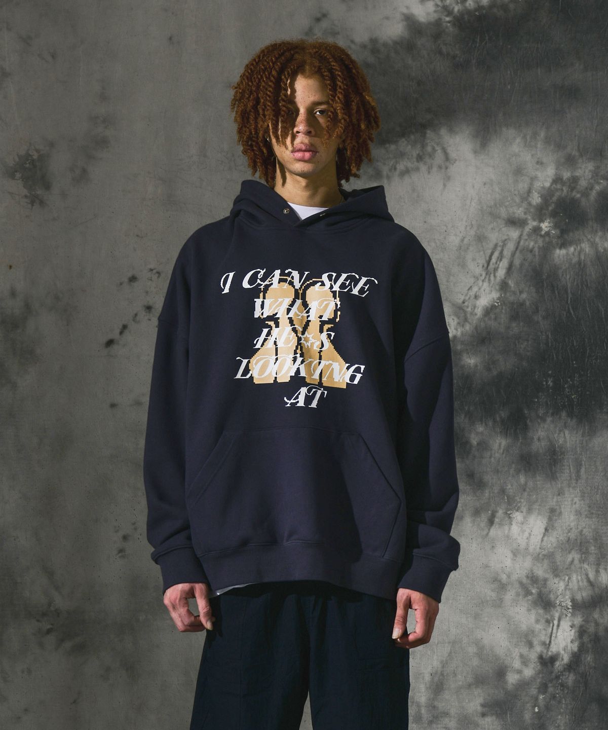 도미넌트(DOMINANT) [Heavy Cotton]I See Hoodie_Charcoal Grey