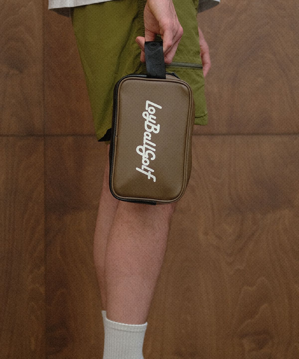 로이볼 골프(LOYBALLGOLF) POUCH - Brown